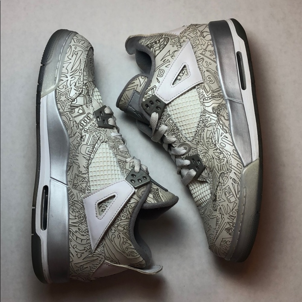 Air Jordan Laser 4s Retro (2015) 7 Youth